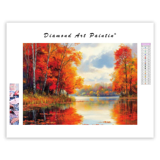 Autumn's Calm Embrace – Diamond Painting