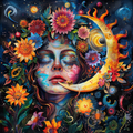 Sun and Moon Goddess – Diamond Painting