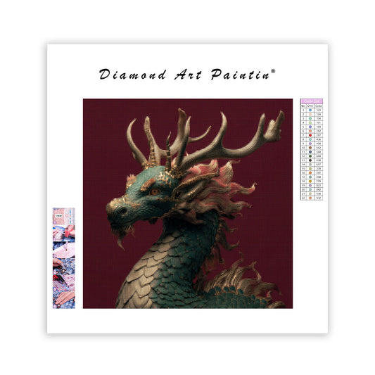 Auspicious Qilin - Diamond Painting