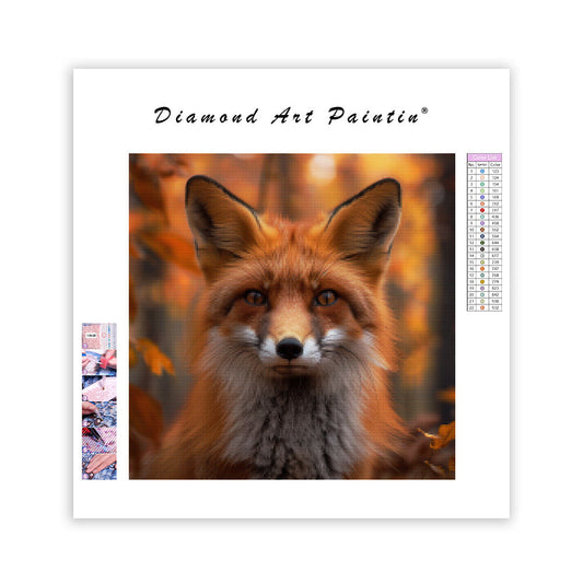 Autumn Fox - Diamond Painting