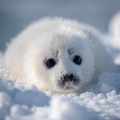 Harp Seal Pup - Diamond Painting