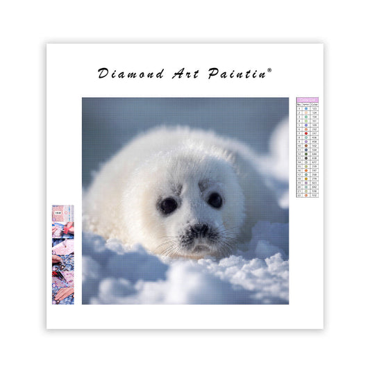 Harp Seal Pup - Diamond Painting