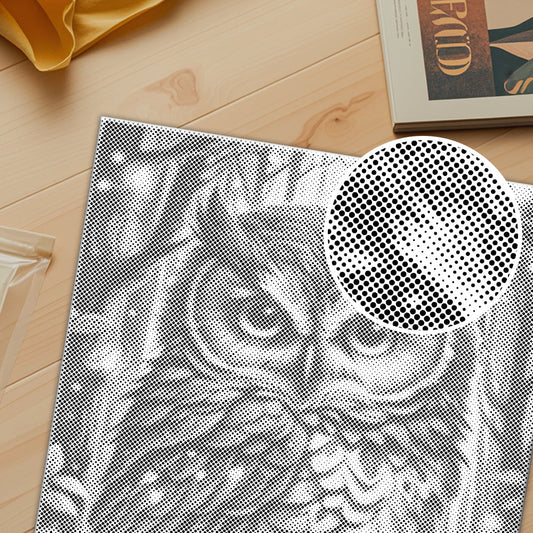 Blue Owl - Dot Painting