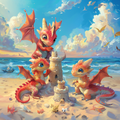 Sunny Dragon Day - Diamond Painting