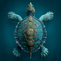 Mystic Dragon Turtle - Diamond Painting