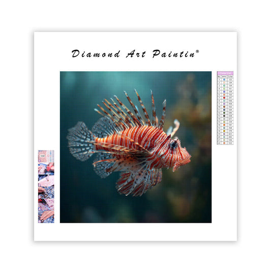 Lionfish Display - Diamond Painting