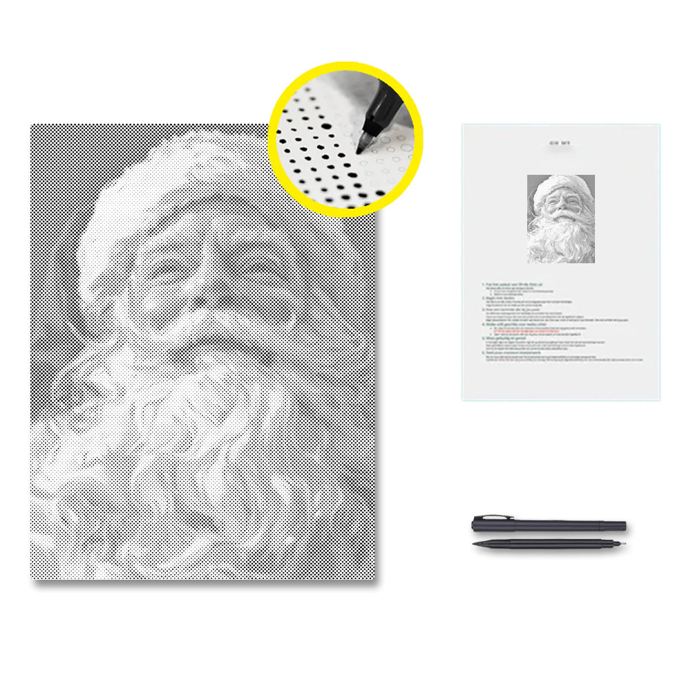 The Kind Santa Claus - Dot Painting