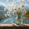Window Vase - Diamond Painting