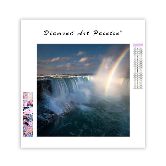 Mighty Niagara Falls Mist - Diamond Painting