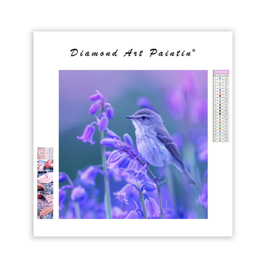 Bluebell Bird - Diamond Painting