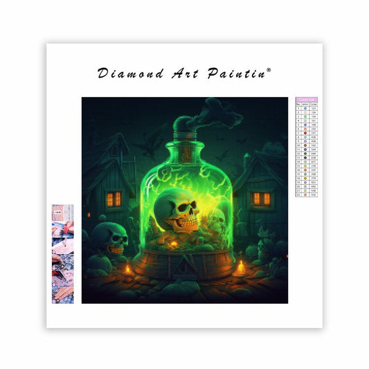 Halloween Potion Bottle - Diamond Painting