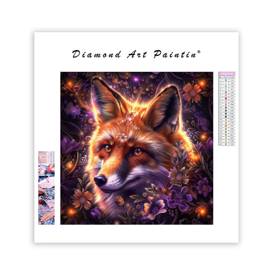 Mystic Fox Glow - Diamond Painting