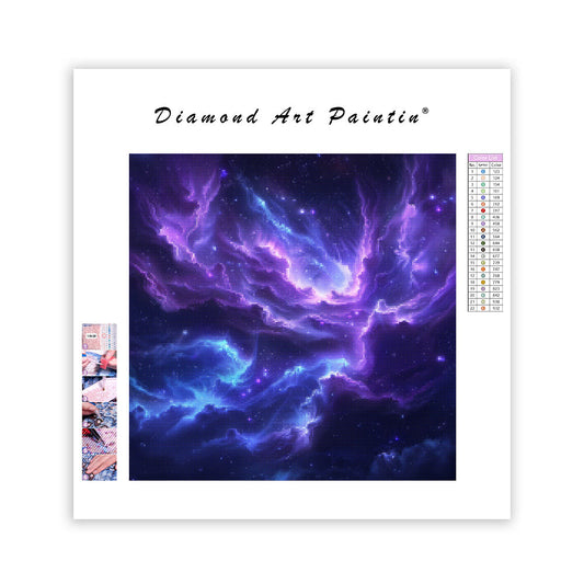 Dreamy Galactic Landscape - Diamond Painting