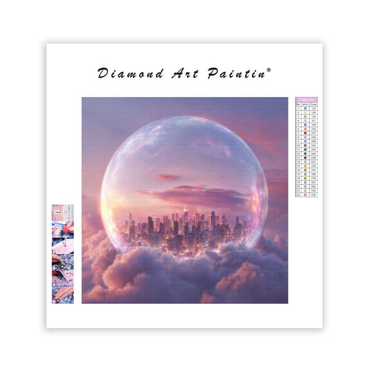 Bubble City - Diamond Painting