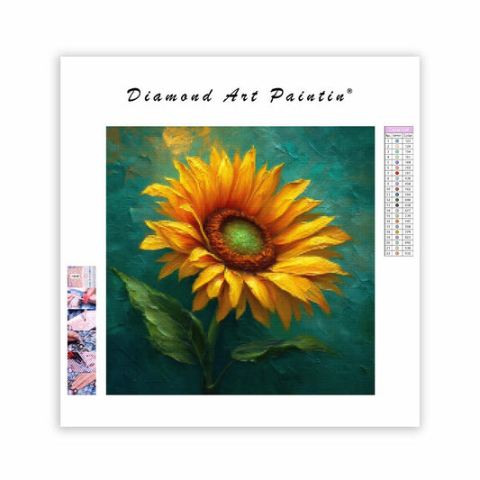 Golden Sunflower - Diamond Painting