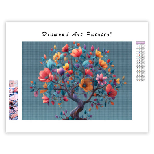 Magic Bloom Tree - Diamond Painting