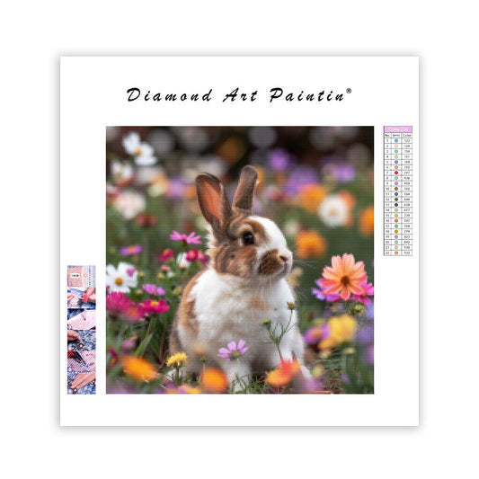 Spring Bunny Garden - Diamond Painting