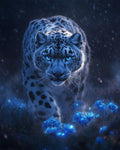 Giant Snow Leopard in Fog – Diamond Painting