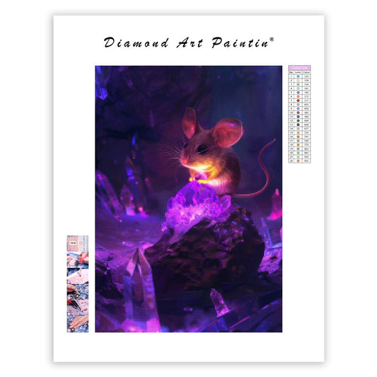 Flame Tail Mouse - Diamond Painting