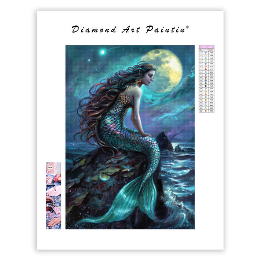 Iridescent Mermaid - Diamond Painting