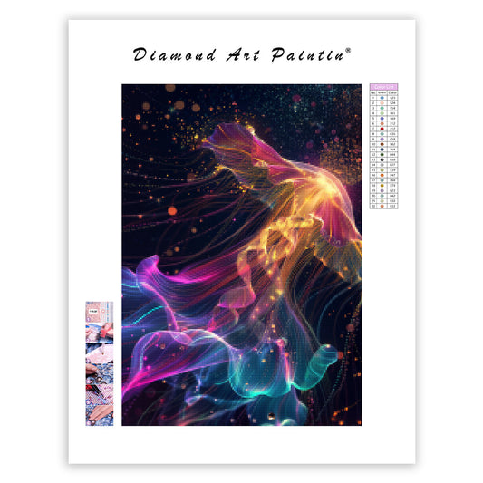 Pearl Jellyfish - Diamond Painting