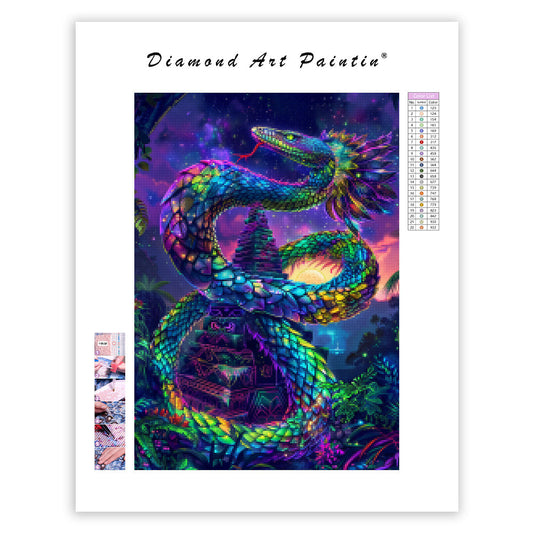 Rainbow Quetzal - Diamond Painting