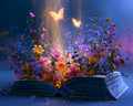 Magic Book Garden - Diamond Painting