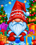 Christmas Gnome - Diamond Painting
