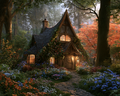 Fairy Cottage - Diamond Painting