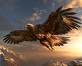 Golden Eagle - Diamond Painting