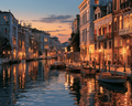 Venice Canal Evening - Diamond Painting