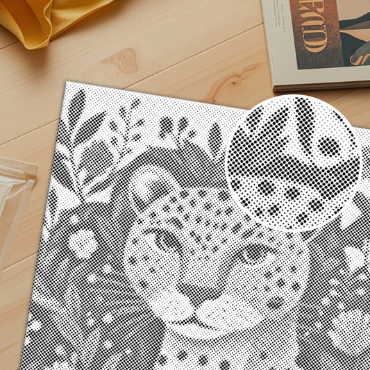 Jungle Leopard - Dot Painting
