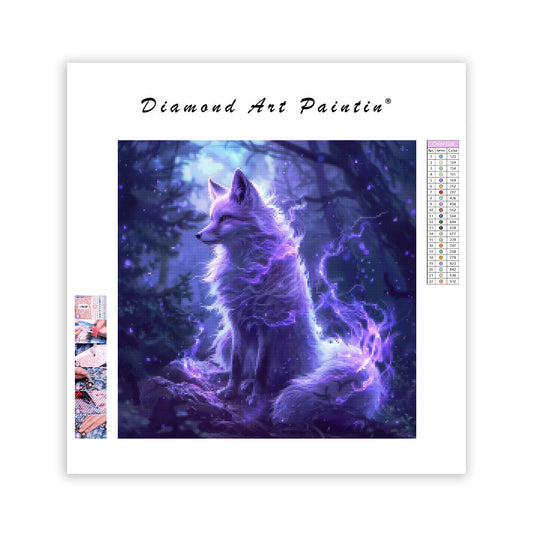 Nine-Tailed Spirit Fox - Diamond Painting