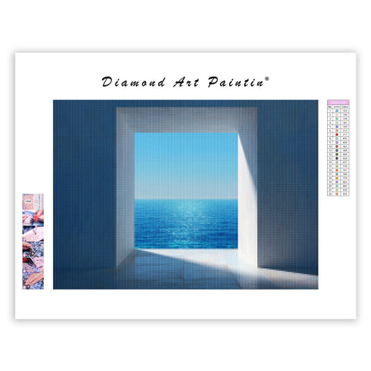 Window to Ocean - Diamond Painting