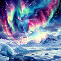 Aurora Borealis - Diamond Painting