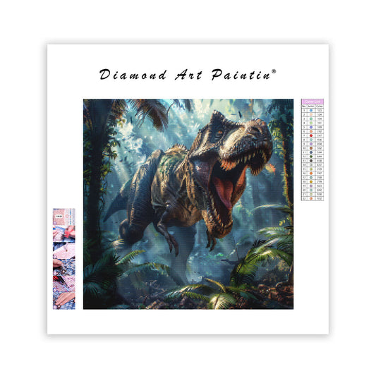 T-Rex Roar - Diamond Painting