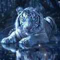 Crystal Tiger - Diamond Painting