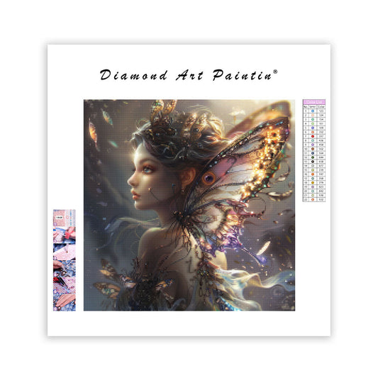 Butterfly Queen Dream - Diamond Painting