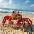 Fiddler Crab on Sand - Diamond Painting