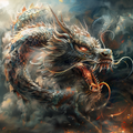 Roaring Dragon - Diamond Painting