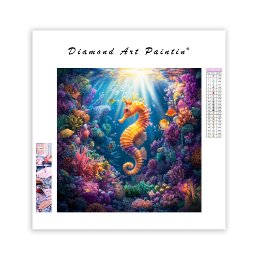 Underwater Seahorse Garden - Diamond Painting