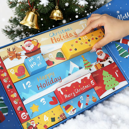 Diamond Painting Christmas Mystery Gift Box-Blue-2