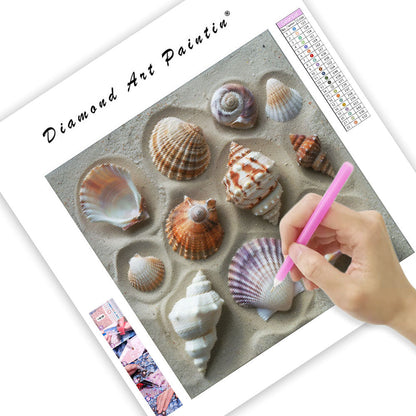 Coastal Shell Harmony - Diamond Painting