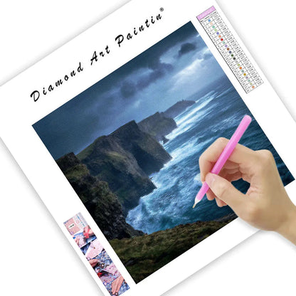 Cliffs of Moher Atlantic Power - Diamond Painting