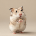 Dwarf Hamster with Seed - Diamond Painting