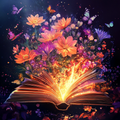 Flourishing Book of Magic - Diamond Painting