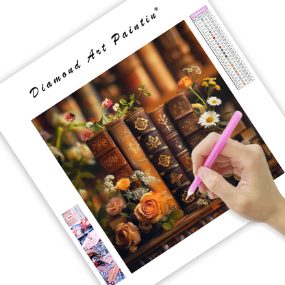 Book Rose - Diamond Painting