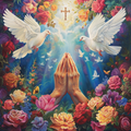 Hands in Prayer – Diamond Painting
