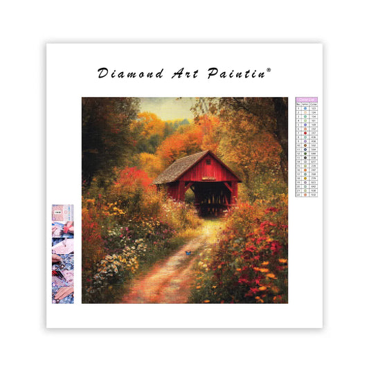 The Tranquil Bridge - Diamond Painting