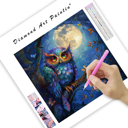 Mystic Owl – Diamond Painting
